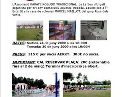 Cartell Colònies 2009